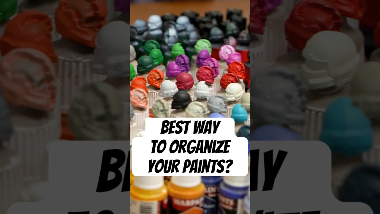 Что вы делаете со своими красками для миниатюр? 