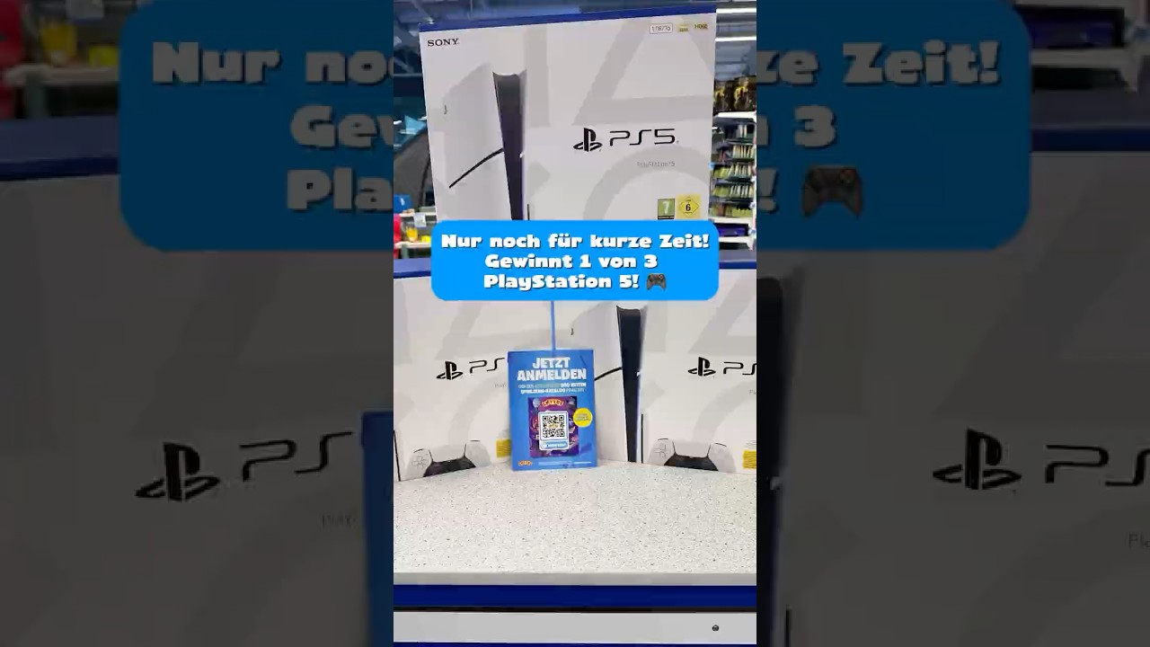 Nur noch für kurze Zeit! Gewinne 1 von 3 PlayStation 5! 🎮🔥