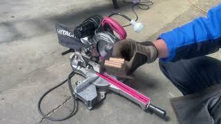 日立工機 165mm 卓上スライド丸のこ C6RSHC 【一番館東静岡店】 - YouTube