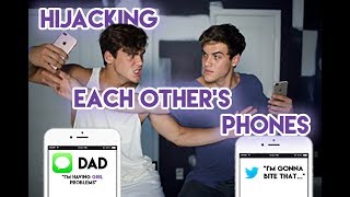 Hijacking Each Others Phone's! (EMBARRASSING AF)