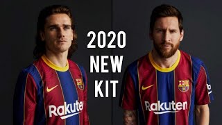 Barca's New Kit 2020 preview || ft Pique ,Messi,Griezmann,Busquest
