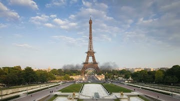 Growing Up  Eiffel Tower __ VFX __ Growing Effect