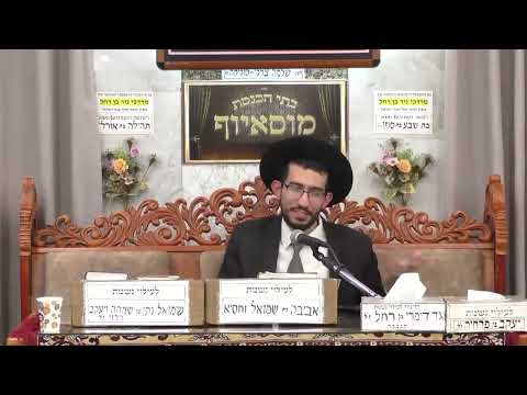 הרב נדב שרפי פרשת וארא מוסאיוף 