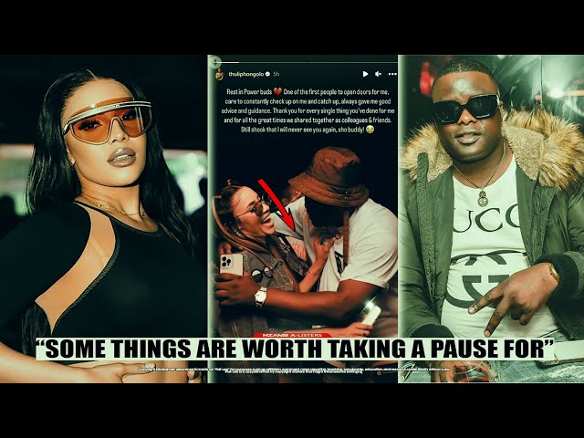 Thuli P Cancels Gigs In Honour of Dj Sumbody's Life, Pens Tribute To Dj Sumbody