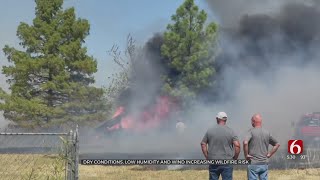 Dry Conditions, Low Humidity & Wind Increasing Wildfire Risk
