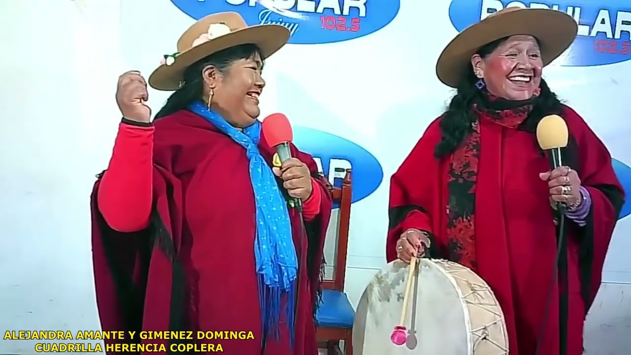 ALEJANDRA AMANTE Y GIMENEZ DOMINGA DE LA CUADRILLA HERENCIA COPLERA 25 OCTUBRE 2025 nueva