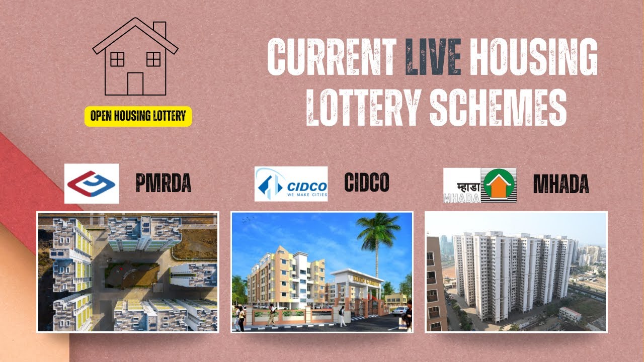 Current Open Housing Lottery Schemes in Maharashtra | MHADA, CIDCO, PMRDA
