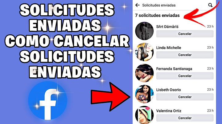 Como puedo ver las solicitudes enviadas en facebook