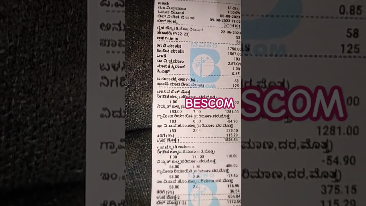 BESCOM Gruha Jyoti scheme applicable from the month Aug 2023 