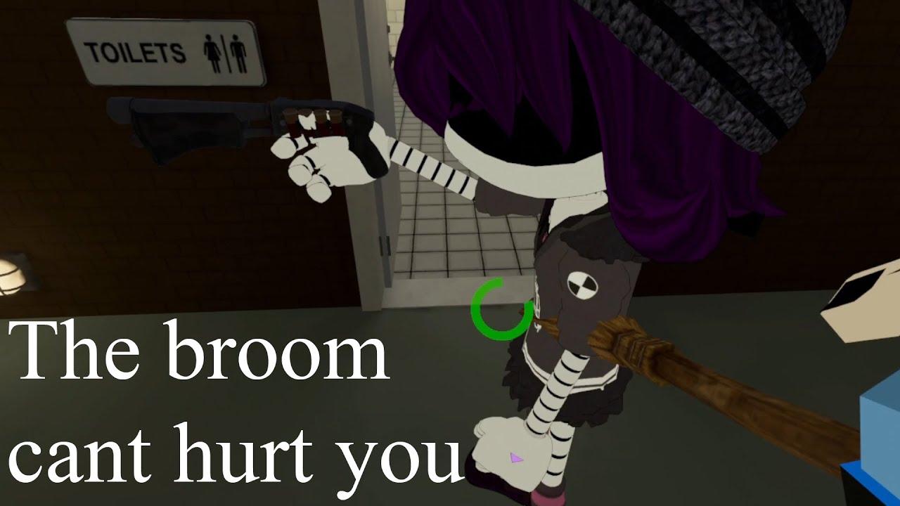 The broom can't hurt you - Murder Drones Vr