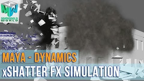 Create Stunning Dynamic Simulations in Minutes: Maya xShatter FX Simulation - Artistic Friendly Tool