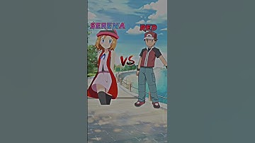 Thumbnail of Serena Vs Red Who is Strong💖🔥 #shorts #pokemon #mrelot