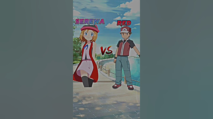 Serena Vs Red Who is Strong💖🔥 #shorts #pokemon #mrelot