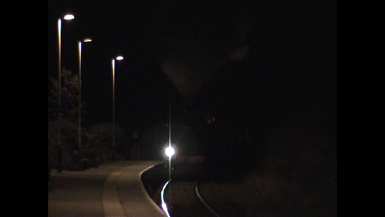 Something strange in the dark on the Esk Valley line.#whitby#railway #steamengine#trains#steamtrain