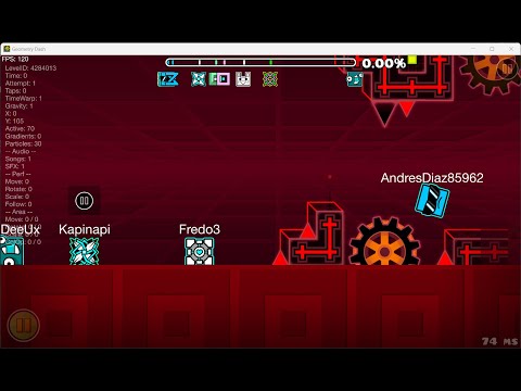 MULTIPLAYER IN GEOMETRY DASH - Globed - Geode Mod Showcase
