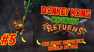Donkey Kong Country Returns (Wii) - Gameplay Walkthrough #5 - Forest World