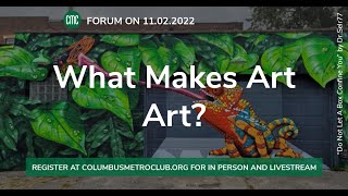 What Makes Art Art?
