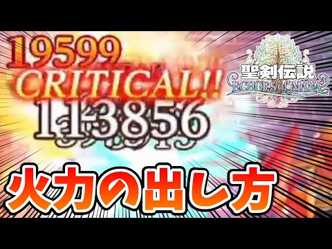 【エコマナ】最強ステータス『運』!火力を出すことに命を賭けた一戦を解説!【聖剣伝説ECHOES of MANA】