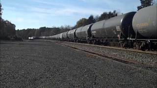 Amtrak 74, NS 68K & NS 913 in Efland NC 11/11/2012