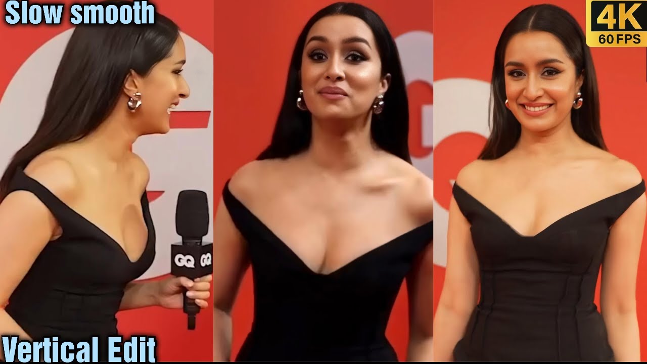 Sharddha Kapoor Sizzles At GQ Men Of The Year 2024 | Vertical Video | 4K60FPS