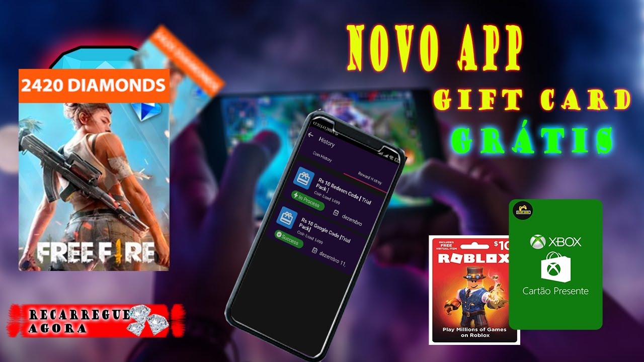 NOVO APP!! COMO GANHAR GIFT CARD GRÁTIS na GOOGLE PLAY (2021) LAÇAMENTO ...