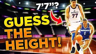 Guess The Nba Players Height - Nba Players Quiz 2022