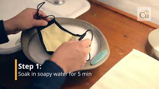 How to wash Copper Fiber Face Mask