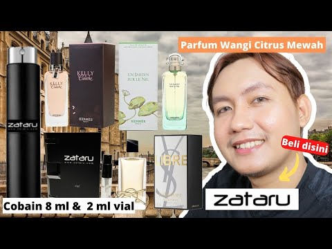 Cobain 3 Parfum Citrus Wangi Mewah Dari Zataru.id  @rizkykorlee