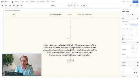 Amber Vittoria explores layouter | Class with | Editor X