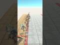 Speed race with all ARBS units. Sprinting part3! - Animal Revolt Battle Simulator #shorts