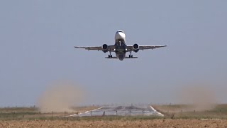 Azul - Airbus A320neo (PR-YYF) decolando de Sinop, Mato Grosso.