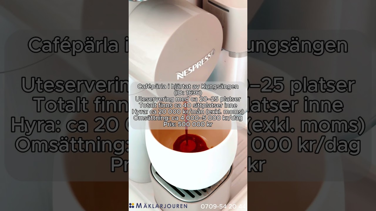 Cafépärla i hjärtat av Kungsängen (ID: 1636)