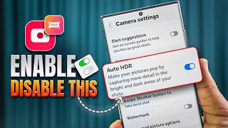 Включение/отключение автоматического HDR-режима камеры для съемки деталей в светлых/темных област... screenshot 4