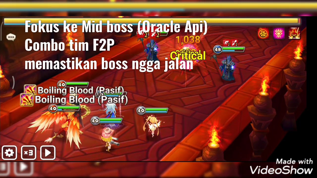 HoH B10 Magic Knight Fire (Astar) - F2P Team + LQ Rune... Try It ...