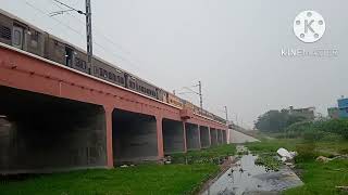 20691 NAGERCOIL ANTYODAYA SF EXPRESS CROSSING RIVER VIRUDHUNAGAR #virudhunagar #indianrailways #wap7