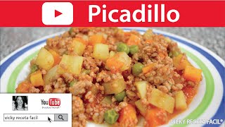 PICADILLO | #VickyRecetaFacil