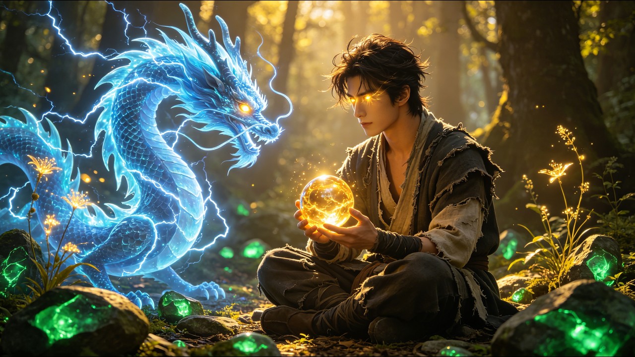 🐉偶遇飛升神龍得七龍珠！失業打工人覺醒真龍之力，透視鑑寶開掛，撿金礦、賭翡翠，逆襲暴富！