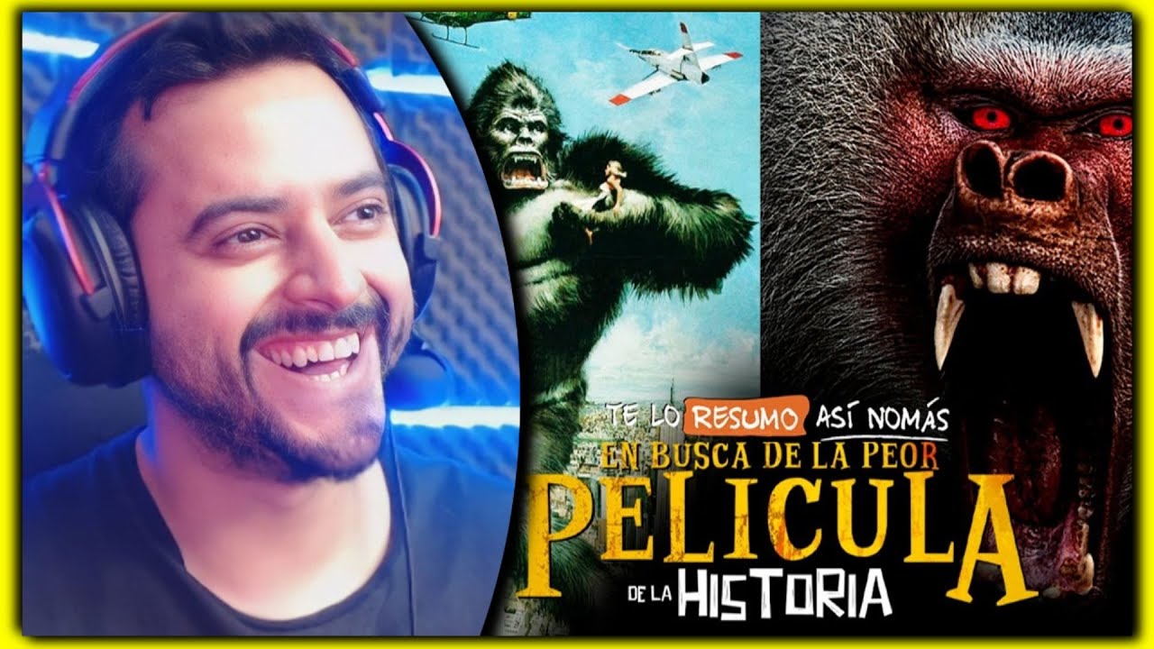 TE LO RESUMO!! UN MONO GIGANTE VS UN MANDRIL ENOJADO!! ¿CUÁL ES LA PEOR PELICULA? REACCION!!