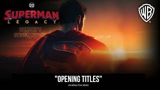 "Opening Titles" Superman 2025 Concept Soundtrack Album By Jonathan Cox Music