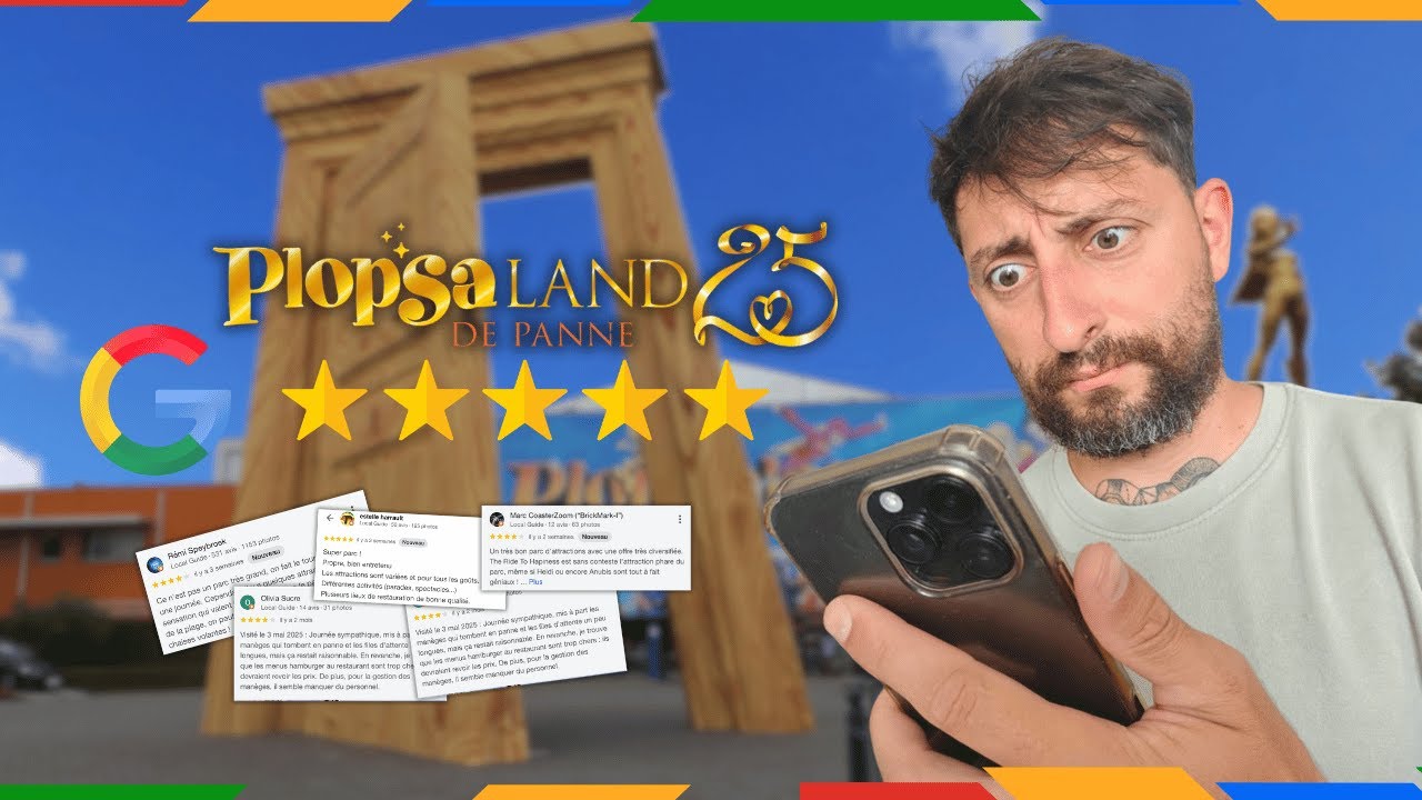 Plopsaland est-il VRAIMENT nul ? On vérifie les avis Google sur place !