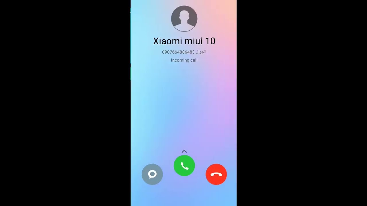 Incoming call android Xiaomi miui10  Ringtone watsapp viber google duo Back Screen