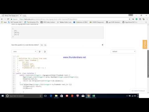 Leetcode 103  Binary Tree Zigzag Level Order Traversal