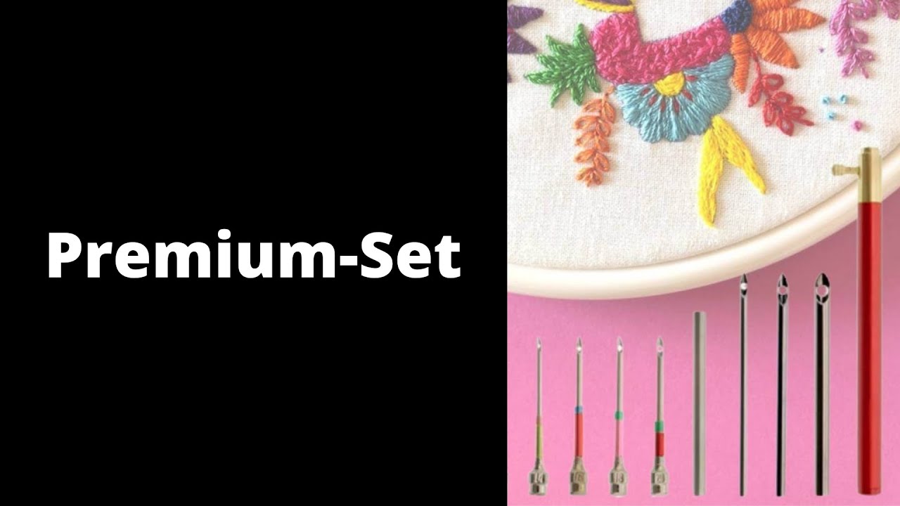 Bedienungsanleitung Stickly™ Sticknadel-Set Premium