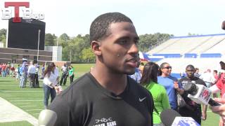 LA Tech WR Paul Turner following Tech's Spring Game