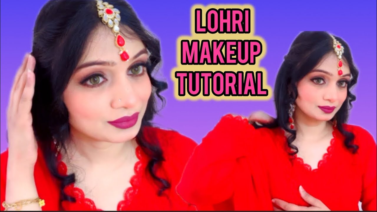 Lohri special makeup tutorial 2026 //brown Smokey eye makeup tutorial//makeup //lohri makeuplook