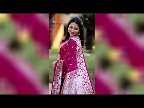 Banarasi Silk Party Wear Saree in Pink and Majenta with Weaving Work - 2056291