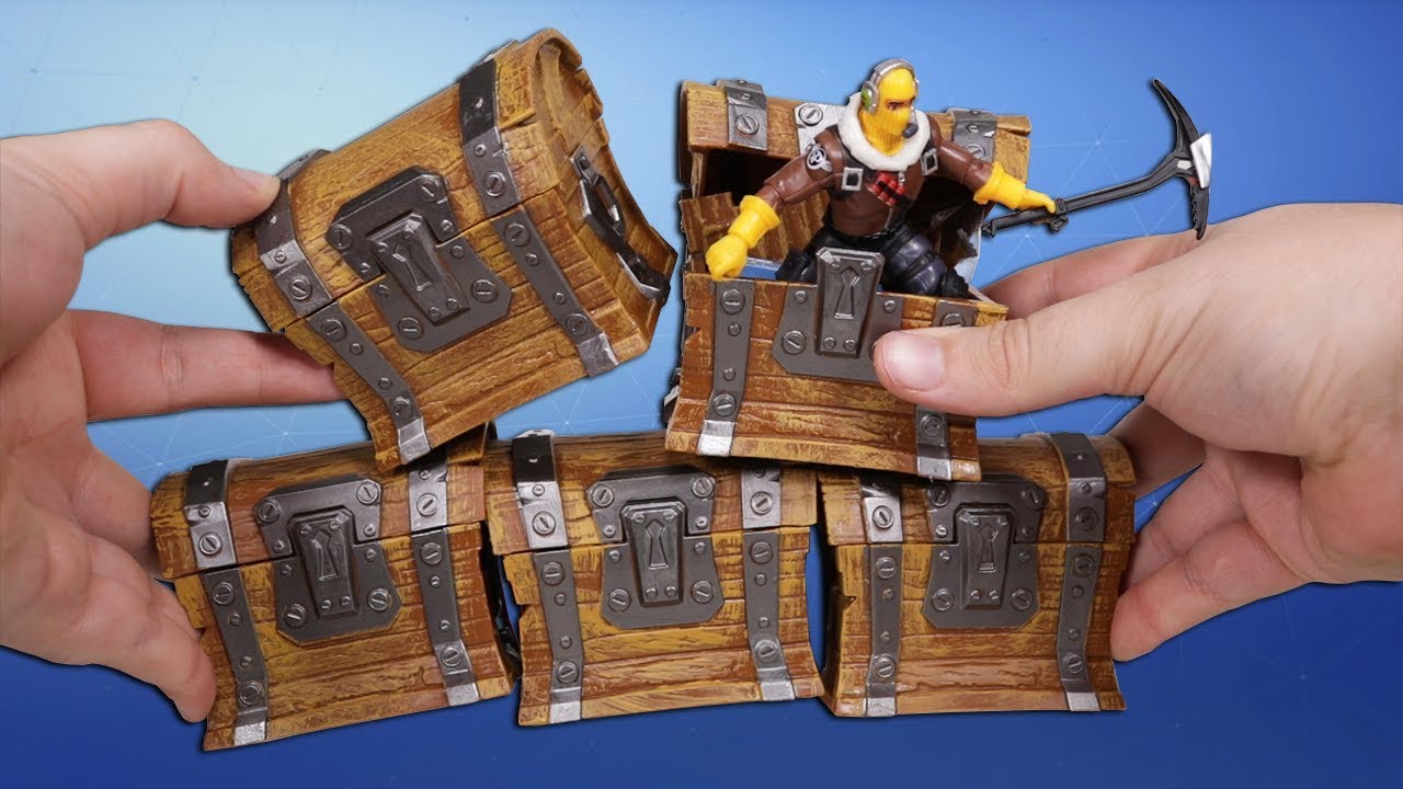 Opening 5 Fortnite Mystery Mini Surprise Loot Chests! - YouTube
