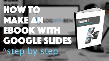 How to Make an eBook with Google Slides - FREE Template