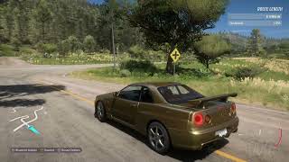 The skyline r34 has all wheel steering now