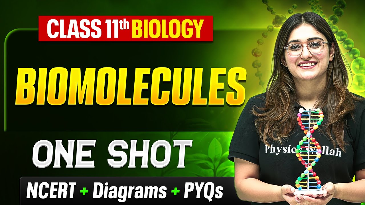Biomolecules Class 11 Biology One Shot 🔥 | NCERT + Diagrams | Biology ...